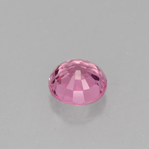 Espinela rosa natural de 0,74 ct, corte redondo, VVS-VS