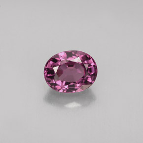 Espinela púrpura natural de 0,82 ct, corte óvalo, VVS-VS