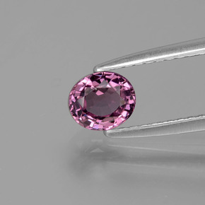 Espinela violeta natural de 0,59 ct, corte óvalo, VVS-VS
