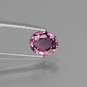 Espinela violeta natural de 0,59 ct, corte óvalo, VVS-VS