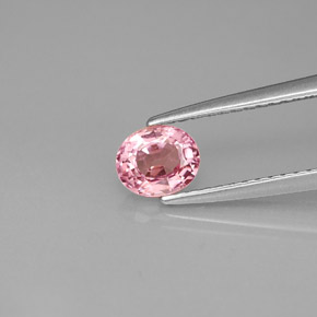 Espinela rosa natural de 0,63 ct, corte óvalo, VS