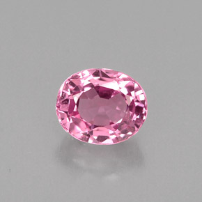 Espinela rosa natural de 0,67 ct, corte óvalo, VVS-VS