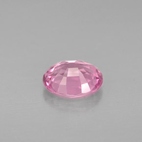 Espinela rosa natural de 0,88 ct, corte óvalo, VVS-VS