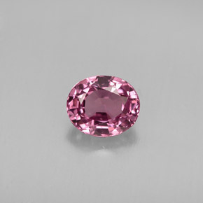 Espinela violeta natural de 0,83 ct, corte óvalo, VVS-VS