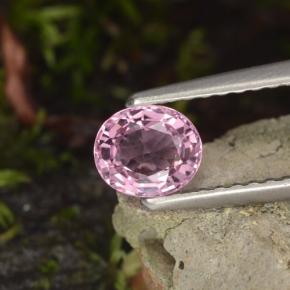 Espinela púrpura natural de 0,60 ct, corte óvalo, VVS-VS