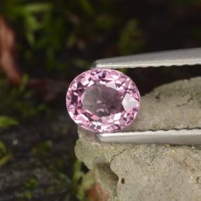 Espinela púrpura natural de 0,60 ct, corte óvalo, VVS-VS