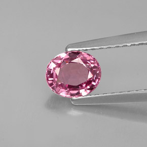 Espinela violeta natural de 0,82 ct, corte óvalo, VS