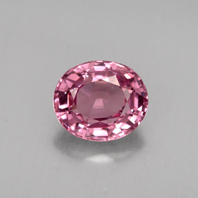 Espinela violeta natural de 0,83 ct, corte óvalo, VS