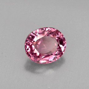 Espinela violeta natural de 0,83 ct, corte óvalo, VS