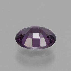 Espinela púrpura natural de 0,82 ct, corte óvalo, VVS