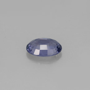 Espinela azul natural de 0,88 ct, corte óvalo, VVS-VS