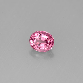 Espinela rosa natural de 0,58 ct, corte óvalo, VVS-VS