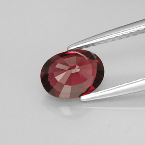 Espinela rojo natural de 1,11 ct, corte óvalo, VVS-VS