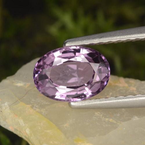 Espinela violeta natural de 1,05 ct, corte óvalo, VS