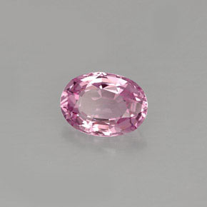 Espinela rosa natural de 1,04 ct, corte óvalo, VVS