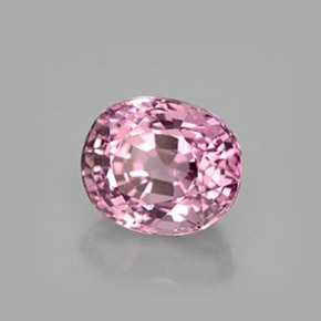 Espinela rosa natural de 2,24 ct, corte óvalo, VVS