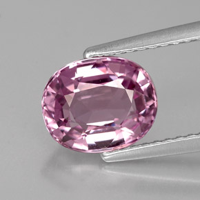 Espinela violeta natural de 2,10 ct, corte óvalo, VVS