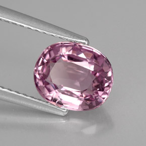 Espinela violeta natural de 2,10 ct, corte óvalo, VVS