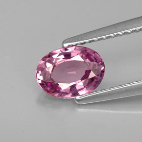 Espinela púrpura natural de 0,84 ct, corte óvalo, VVS-VS