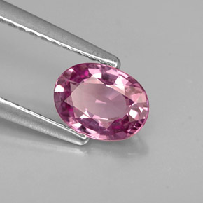 Espinela púrpura natural de 0,84 ct, corte óvalo, VVS-VS
