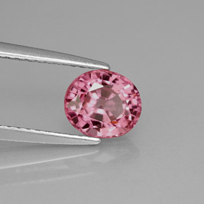 Espinela rosa natural de 1,33 ct, corte óvalo, VVS-VS