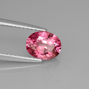 Espinela rosa natural de 1,19 ct, corte óvalo, VVS-VS