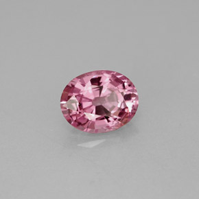 Espinela rosa natural de 1,21 ct, corte óvalo, VVS-VS