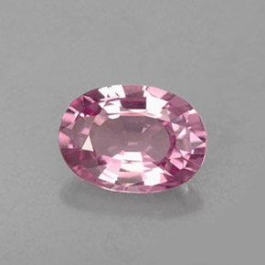 Espinela rosa natural de 1,09 ct, corte óvalo, VVS-VS