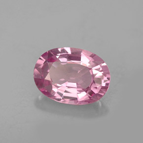 Espinela rosa natural de 1,09 ct, corte óvalo, VVS-VS