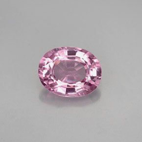 Espinela rosa natural de 1,50 ct, corte óvalo, VVS-VS