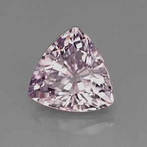 Espinela violeta natural de 1,54 ct, trillón, VVS-VS