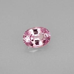 Espinela rosa natural de 0,93 ct, corte óvalo, VVS-VS