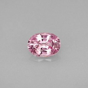 Espinela rosa natural de 0,93 ct, corte óvalo, VVS-VS