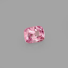 Espinela rosa natural de 0,54 ct, corte cojín, VS