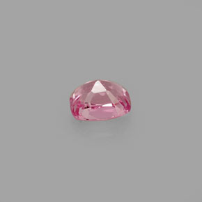 Espinela rosa natural de 0,54 ct, corte cojín, VS