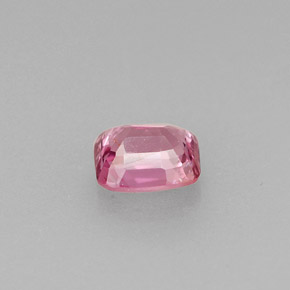 Espinela rosa natural de 0,61 ct, corte cojín, VS