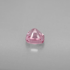 Espinela rosa natural de 0,87 ct, corte cojín, VS