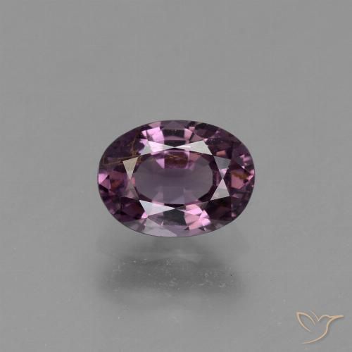 1.08ct Natural Púrpura oscuro espinela, Ovalada, VS-SI