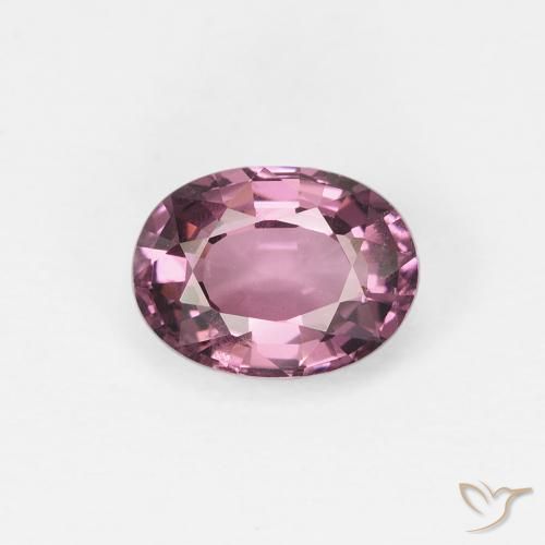 1.02ct Natural Púrpura rojizo espinela, Ovalada, VS