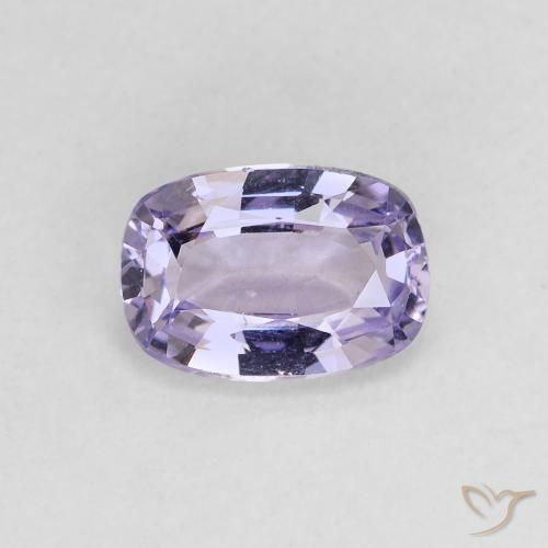 Espinela violeta natural de 0,83 ct, corte cojín, VS