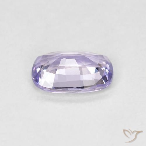 Espinela violeta natural de 0,83 ct, corte cojín, VS
