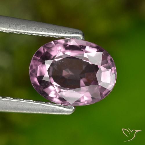 0.93ct Natural Púrpura medio espinela, Ovalada, VS