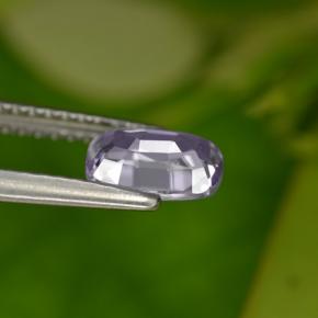 Espinela azul natural de 0,92 ct, corte cojín, VS