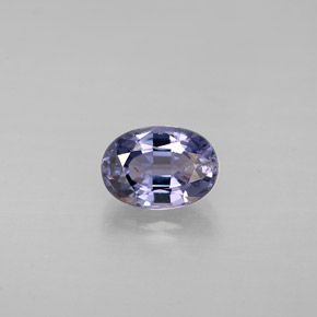 Espinela azul natural de 1,06 ct, corte óvalo, VS