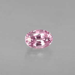 Espinela rosa natural de 0,75 ct, corte óvalo, VS