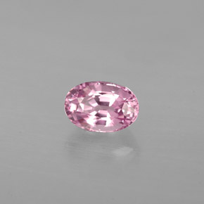 Espinela rosa natural de 0,75 ct, corte óvalo, VS