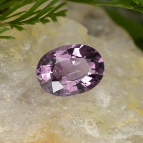 Espinela púrpura natural de 0,97 ct, corte óvalo, VVS-VS