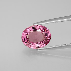 Espinela rosa natural de 1,69 ct, corte óvalo, VS