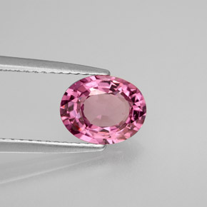 Espinela rosa natural de 1,69 ct, corte óvalo, VS
