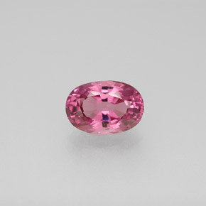 Espinela rosa natural de 1,27 ct, corte óvalo, VVS-VS